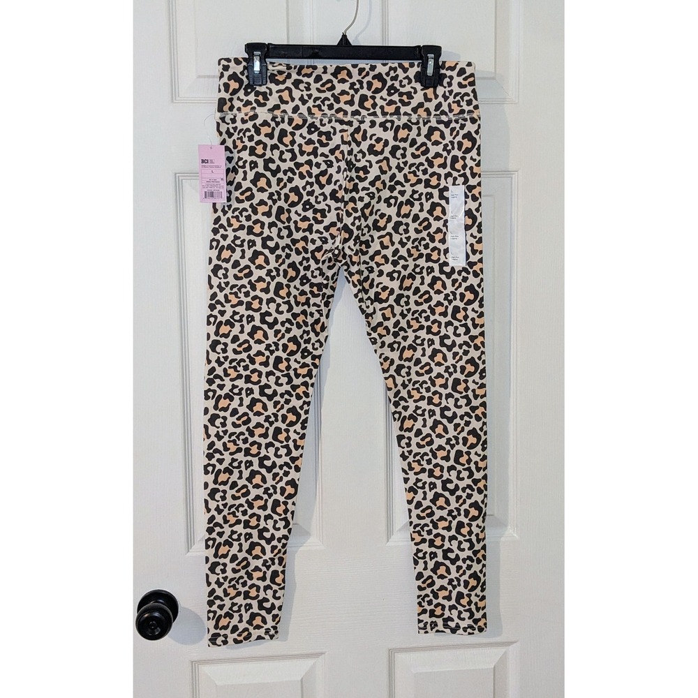 Wild Fable High-Rise Leggings Animal Print Casual Activewear Size L NWT